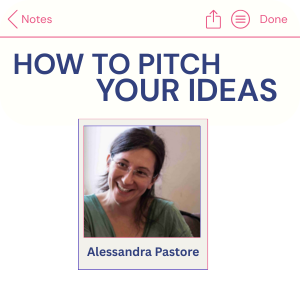 How to Pitch Your Ideas